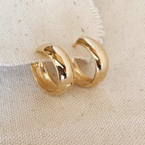 Thique ✨ Chunky Clicker Hoop Earrings in 18k Gold Filled